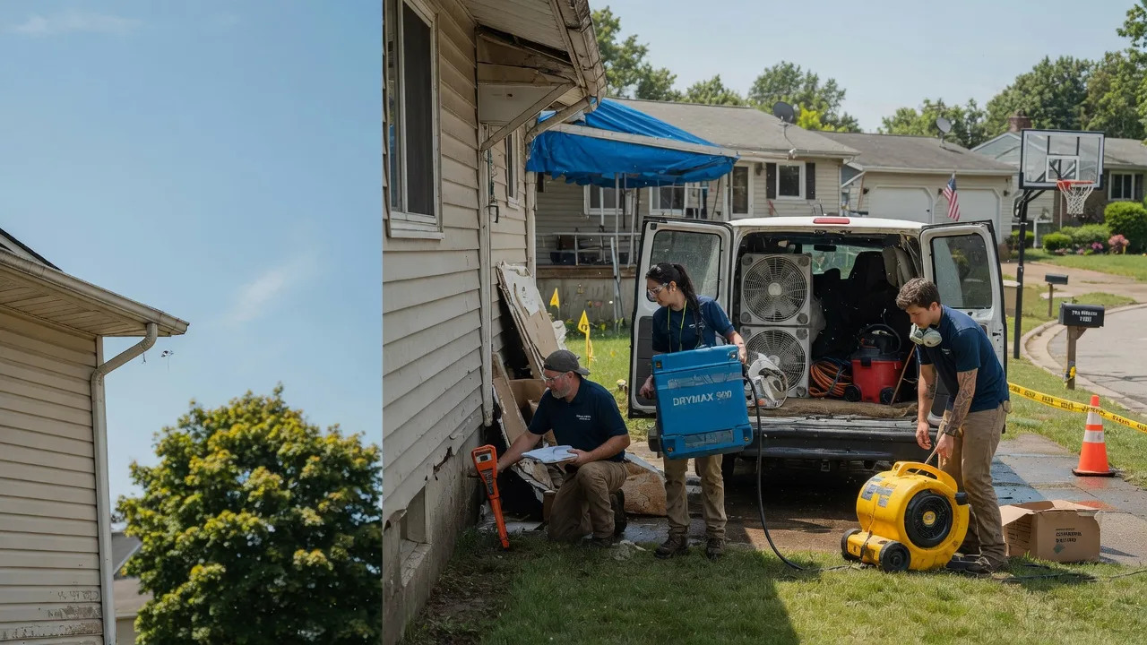 Ceiling Leak Cleanup in Riverside, PA near me